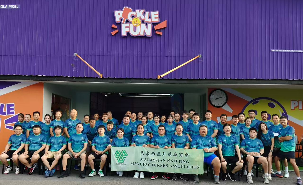 MKMA member team photo — Malaysian Knitting Manufacturers Association event